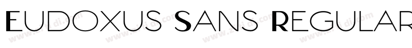 Eudoxus Sans Regular字体转换